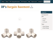 Tablet Screenshot of dpsbargainbasement.com